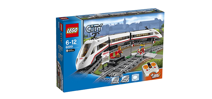 lego乐高 60051 城市系列 高速客运列车积木