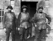 第一次世界大战的防弹衣1918法国