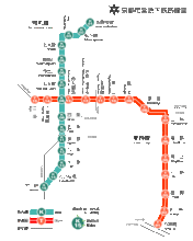 京都地铁路线图图片