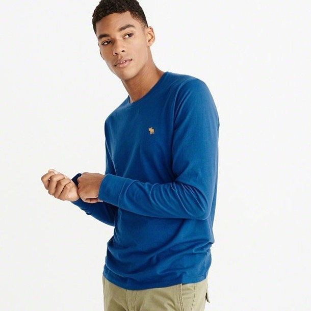 abercrombie & fitch 213893-2 男士长袖t恤