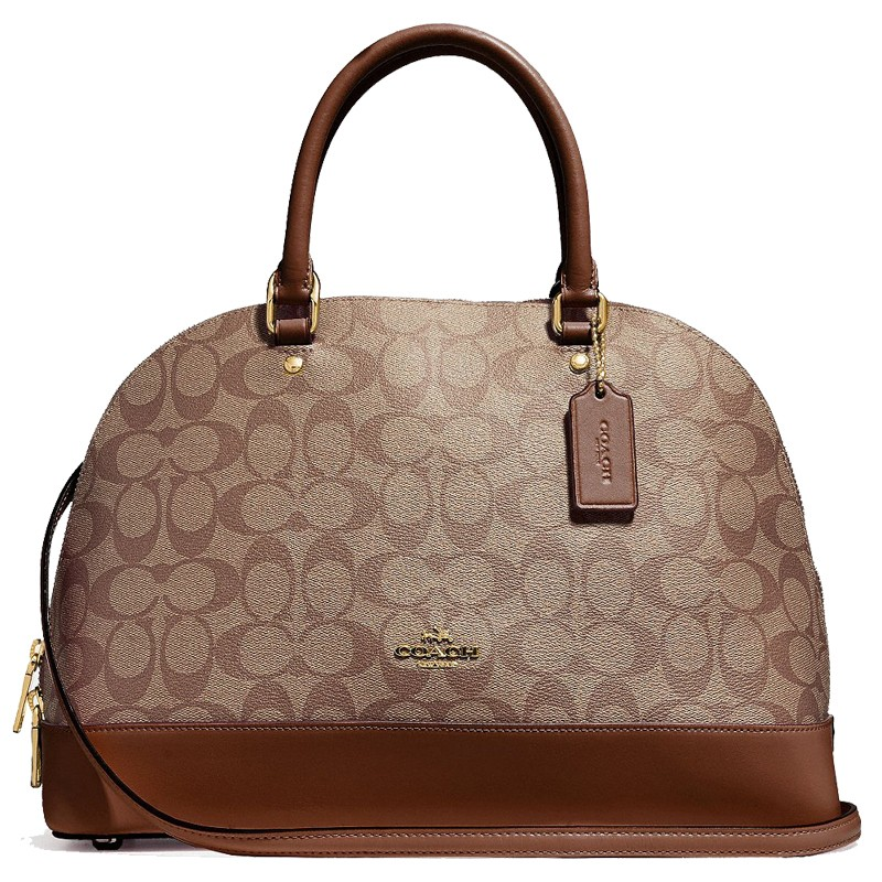coach 蔻驰 sierra f27584 女士手提斜挎包 大号